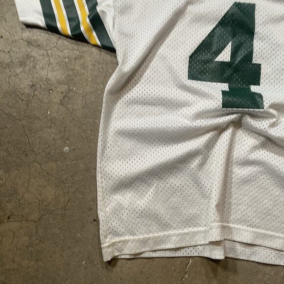 Vintage Champion Brett Favre Jersey Youth L NFL 90s Green Bay Packers USA - Picture 5 of 7